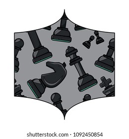 chess pieces pattern