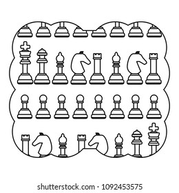 chess pieces pattern