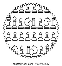 chess pieces pattern