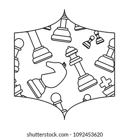 chess pieces pattern