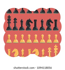 chess pieces pattern