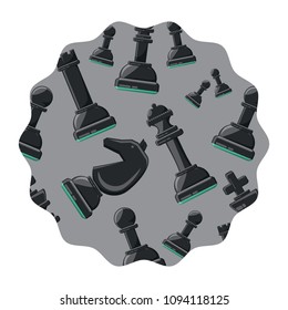 chess pieces pattern