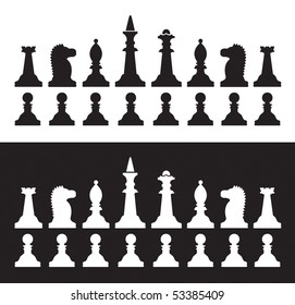 Chess pieces set