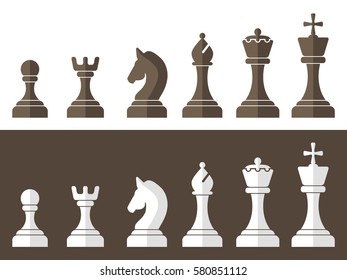 Chess Pieces set. Figures