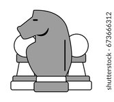 chess pieces vector illustration