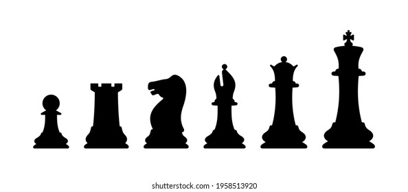 Peça de xadrez de peão em vetor simples