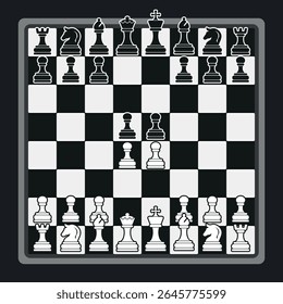 Chess pieces vector set 02
