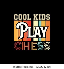 Chess player vintage board t-shirt design