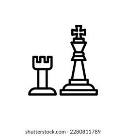 Chess Players icon in vector. Logotype