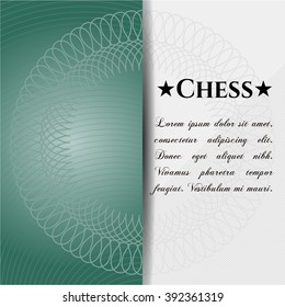 Chess poster or banner