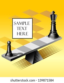 Chess, power and see saw
