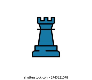 Chess premium line icon. Simple high quality pictogram. Modern outline style icons. Stroke vector illustration on a white background. 