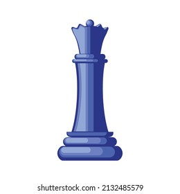 chess queen design over white