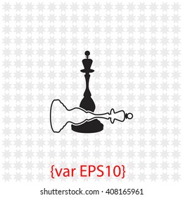 Chess queen icon.
