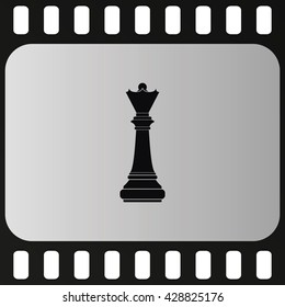 Chess queen icon.