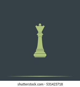 Chess queen icon.
