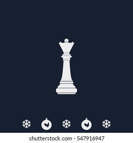 Chess queen icon.