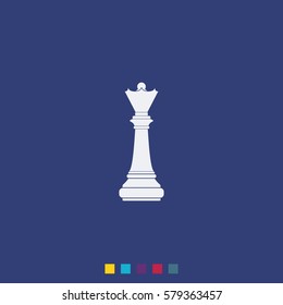 Chess queen icon.