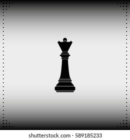 Chess queen icon.