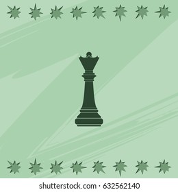 Chess queen icon.