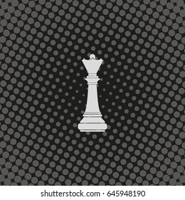 Chess queen icon.