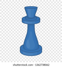 Chess queen icon. Cartoon illustration of chess vector icon for web design