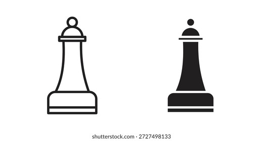Chess queen icon designs collection for mobile, ui, web.