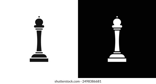 Chess queen icon flat line symbol set.