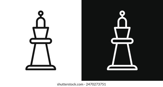 Chess queen icon pack. Chess crown piece vector sign. Chess game icon. Business strategy sign.