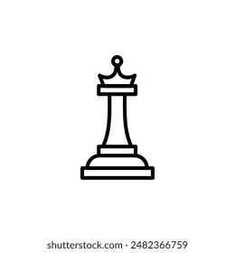 Chess Queen Icon Set Strategy Game Illustrations for Board Game Enthusiasts