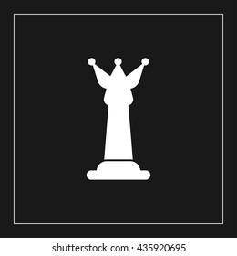 chess queen icon. chess queen sign