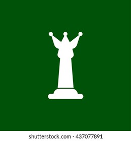 chess queen icon. chess queen sign