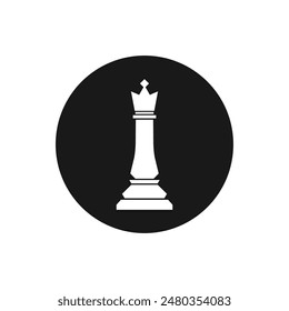 Chess queen icon sign vector design