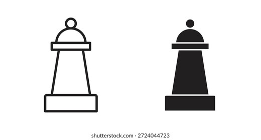 Design do logotipo dos ícones da rainha do xadrez, Ícones do pictograma