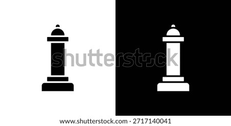 Chess queen icons set. vector icons designed in filled style