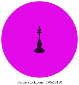 Chess queen vector  icon