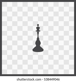 Chess queen vector icon. Isolated illustration. Business picture.
