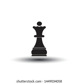 Chess Queen,Chess piece isolated.Vector illustration design