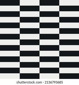 Chess rectangles. Long black and white checkered rectangles.