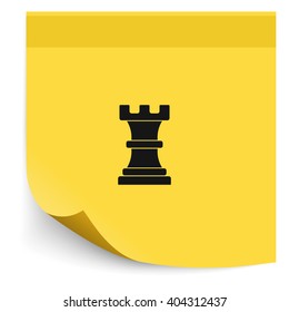 Chess rook icon.