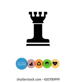Chess rook icon