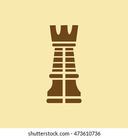 Chess Rook Icon.