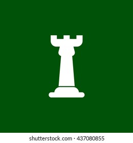 chess rook icon. chess rook sign