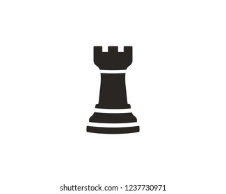 Chess rook icon sign symbol