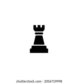 Chess Rook icon, Chess Rook sign vector for web site Computer and mobile app