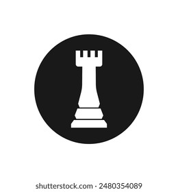 Chess rook icon sign vector design