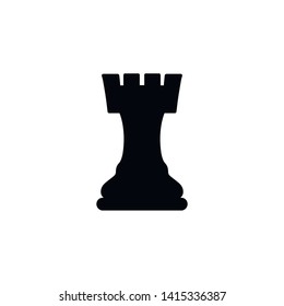 chess rook icon. Vector illustration