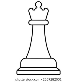 the chess rook is white vector silhouette