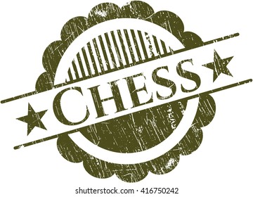 Chess with rubber seal texture