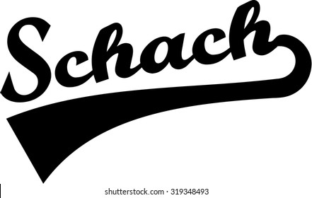 Chess Schach Word Retro